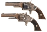 Two Antique Smith & Wesson Spur Trigger Revolvers