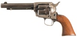 U.S. Marked Colt Artillery Model SAA Revolver, Holster Rig