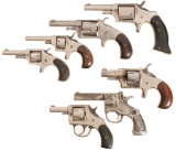 Six Revolvers and a Blank Pistol