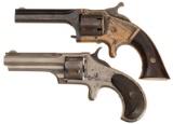 Two Antique American Pocket Revolvers