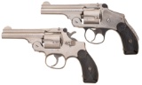 Two Smith & Wesson Top Break Revolvers with Factory Letters