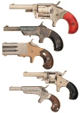 Five Spur Trigger Handguns