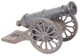 Ornate Display Cannon with Carriage