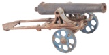 Three Miniature Cannons with Carriages