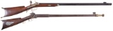 Two Match Style Percussion Rifles