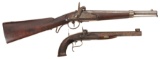 Two Antique Percussion Firearms