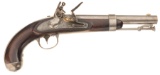 U.S. Asa Waters Model 1836 Flintlock Pistol