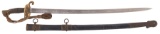 Fine U.S. Ames Naval Officer Sword with Scabbard