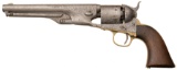 Engraved Colt Model 1861 Navy Percussion Revolver