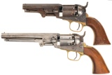 Two Colt Model 1849 Pocket Percussion Revolvers