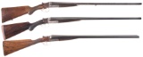 Three Double Barrel Shotguns