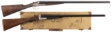 Two Engraved Double Barrel Shotguns