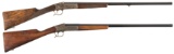 Two French Single Shot Shotguns