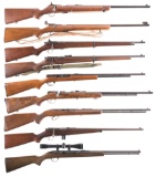 Nine American Rimfire Sporting Rifles