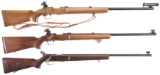 Three Remington Bolt Action Target Rifles