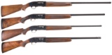 Four Winchester Semi-Automatic Shotguns