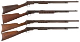 Four Winchester Slide Action Rifles