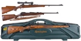 Three Remington Bolt Action Rifles