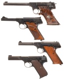 Four Semi-Automatic Rimfire Target Pistols