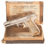 Engraved Colt Model 1903 Pocket Hammerless Pistol