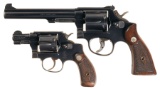 Two Smith & Wesson Double Action Revolvers