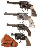 Four Double Action Revolvers