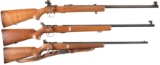 Three Remington Rimfire Rifles