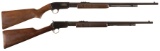 Two Winchester Slide Action Rifles