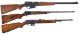 Three Semi-Automatic Rifles