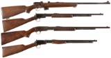 Four Winchester Rifles