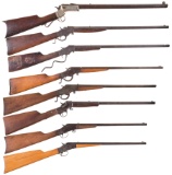 Eight Stevens Rifles
