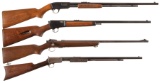 Four Winchester Rifles
