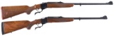 Two Ruger Single Shot Falling Block Rifles