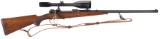 Engraved Mauser Bolt Action Sporting Rifle with Zeiss Scope