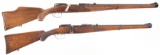 Two Mannlicher-Schoenauer Bolt Action Rifles