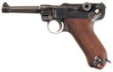 DWM Bulgarian Contract Model 1908 Luger Semi-Automatic Pistol