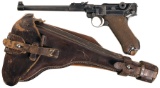 DWM 1914 Artillery Model Luger Pistol with Holster and Stock