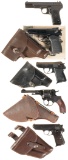 Five Soviet Handguns