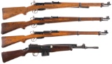 Four Military Rifles