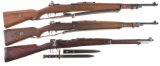 Three Military Bolt Action Rifles