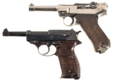 Two World War II Nazi Semi-Automatic Pistols