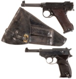 Two Military Semi-Automatic Pistols