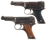 Two Japanese Military Type 94 Pistols
