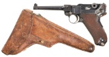 DWM Model 1906 Swiss Luger with Holster