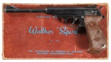 Walther/Manurhin PP Sport Semi-Automatic Pistol with Box