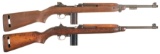 Two M1 Semi-Automatic Carbines