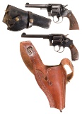 Two Double Action Revolvers with Holsters