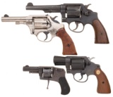 Four Double Action Revolvers