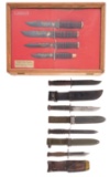 Eight American Military Knives, 4 Commemorative/4 Vintage