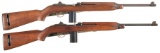 Two U.S. M1 Semi-Automatic Carbines